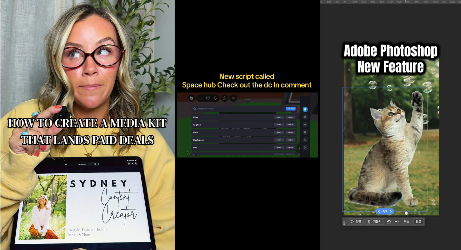 Person analyzing viral social media content with highlighted 