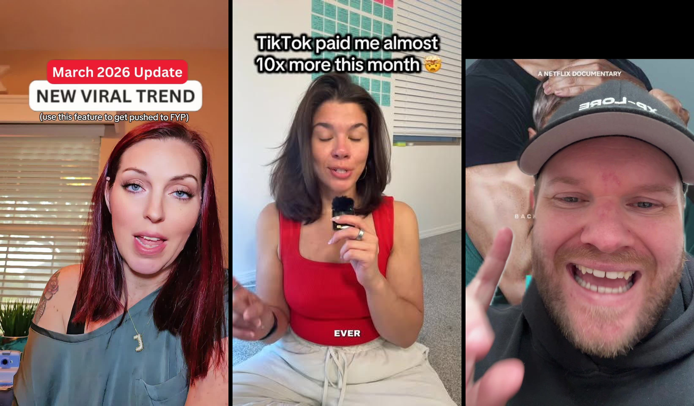 Person watching phone screen with stopwatch showing 3 seconds, illustrating critical first moments for viral content engag...